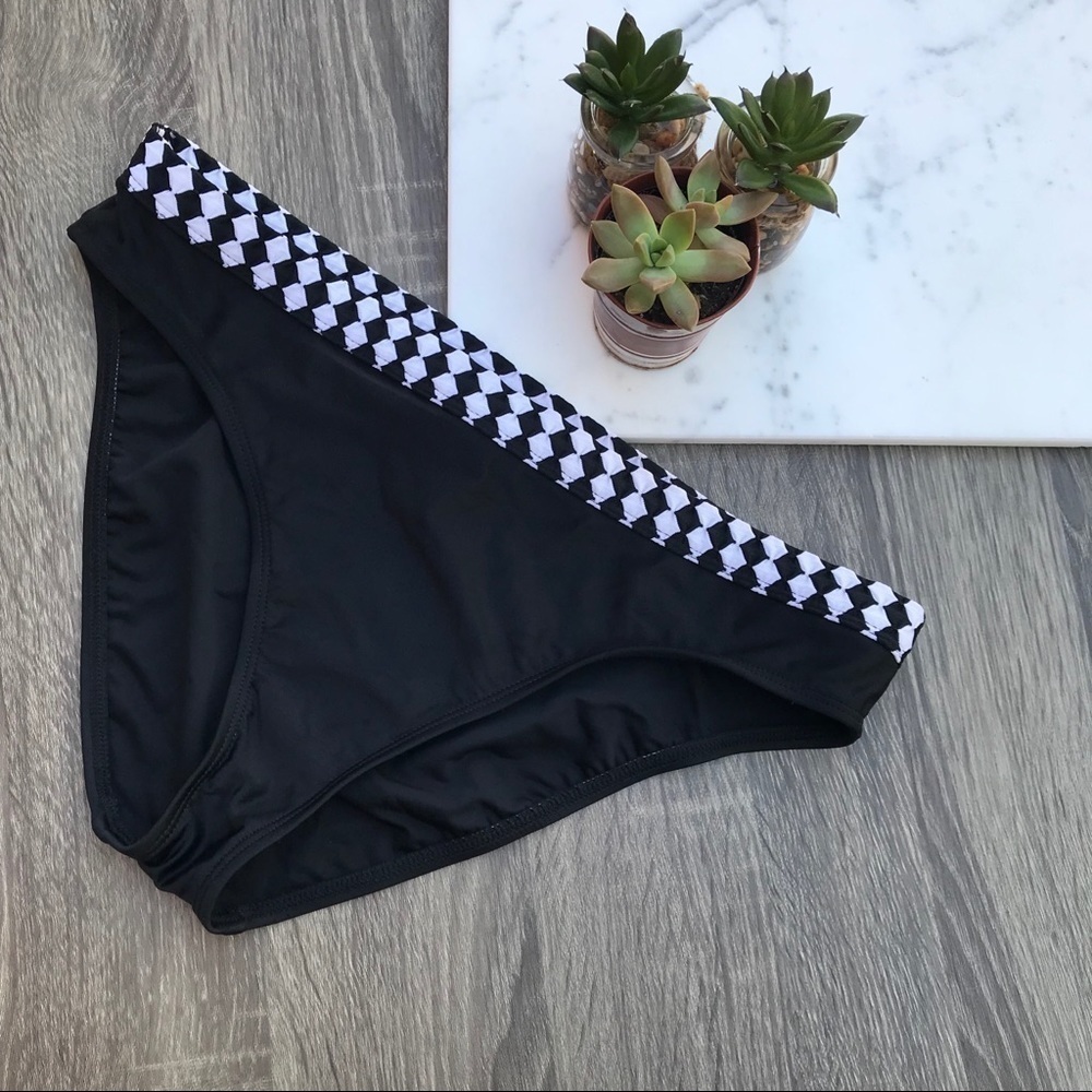 Kenneth Cole Black Bikini Bottom 753